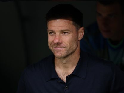 تشابي ألونسو مدرب ريال مدريد خلال مباراة إسبانيول في الدوري الإسباني - 20 سبتمبر 2025 - Reuters