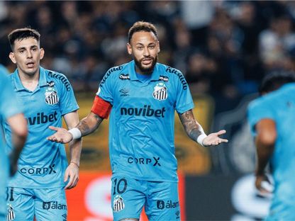 نيمار دا سيلفا خلال مباراة سانتوس وريمو في كأس البرازيل - 5 أغسطس 2026 - ْX/SantosFC
