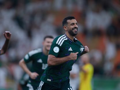 عبد الله آل سالم يحتفل بهدفه في مباراة السعودية والعراق بكأس الخليج "خليجي 27" - 29 سبتمبر 2026 - X/SaudiNT