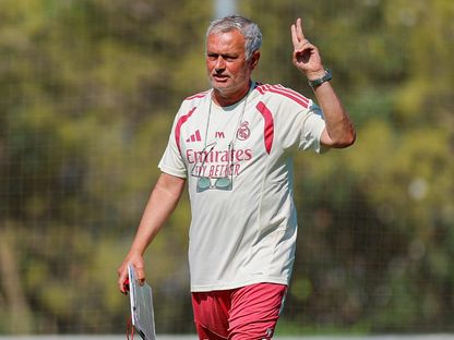 جوزيه مورينيو خلال تدريبات ريال مدريد - 20 يوليو 2026 - X/realmadrid