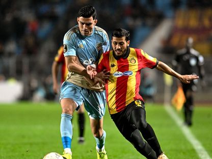 من مباراة الترجي الرياضي التونسي والأهلي المصري في دوري أبطال إفريقيا - 15 مارس 2026 - X/@Espérance Sportive de Tunis