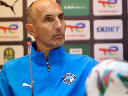 الكرواتي كرونسلاف يورتشيتش مدرب بيراميدز في مؤتمر صحفي - 13 ديسمبر 2024 - FB/@Pyramids F.C