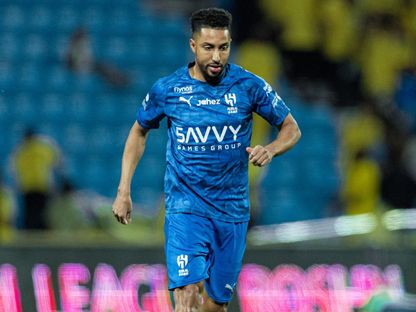 سالم الدوسري مهاجم الهلال قبل مواجهة الحزم في دوري روشن السعودي - 29 أكتوبر 2025 - X/@Alhilal_FC