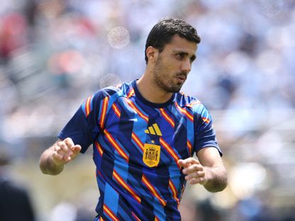 رودري قبل نهائي كأس العالم بين إسبانيا والأرجنتين - 19 يوليو 2026 - REUTERS