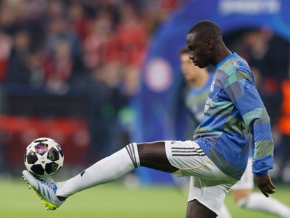 فيرلان ميندي قبل مباراة بين بايرن ميونيخ وريال مدريد في دوري أبطال أوروبا - 15 أبريل 2026 - REUTERS