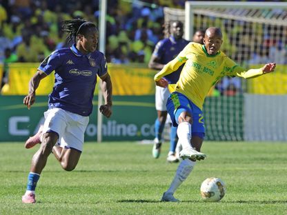 لقطة من مباراة صنداونز والترجي في إياب نصف نهائي أبطال إفريقيا - 18 أبريل 2026 - FB/sundownsfc