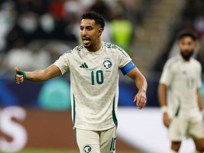 سالم الدوسري قائد منتخب السعودية في مباراة جزر القمر بكأس العرب - 5 ديسمبر 2025 - Reuters