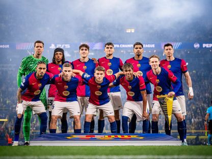 تشكيلة برشلونة خلال مواجهة بوروسيا دورتموند بإياب ربع نهائي دوري أبطال أوروبا - 16 أبريل 2025 - X@FCBarcelona