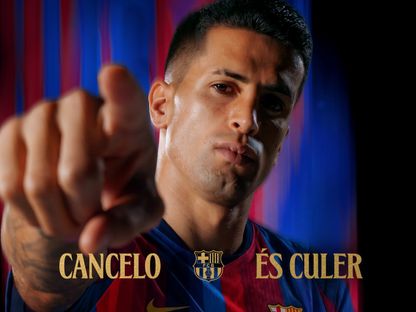 جواو كانسيلو ينضم إلى برشلونة من الهلال - 20 أغسطس 2026 - X@FCBarcelona