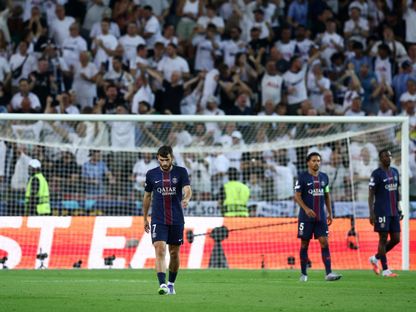 خفيتشا كفاراتسخيليا من مباراة باريس سان جيرمان وتوتنهام بدوري أبطال أوروبا - 13 أغسطس 2025 - Reuters