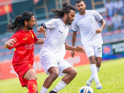 صورة من إحدى مباريات فريق غرين ستريتس بالدوري المالديفي - facebook/ClubGreenStreets