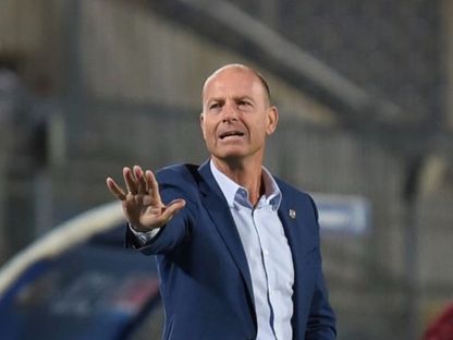 مدرب النادي الأهلي المصري ييس توروب في مباراة بيراميدز بالدوري المصري - 27 أبريل 2026 - متداول