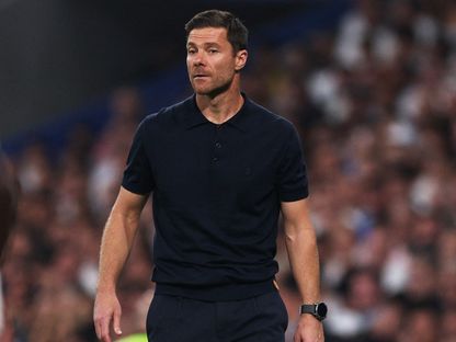 تشابي ألونسو مدرب ريال مدريد من مباراة أوساسونا بالدوري الإسباني - 19 أغسطس 2025 - Reuters