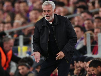 جوزيه مورينيو مدرب ريال مدريد خلال لقاء برشلونة بالدوري الإسباني - 25 أكتوبر 2026 - Reuters