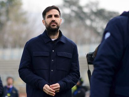 مدرب كومو سيسك فابريغاس قبل مباراة ضد نابولي - 23 فبراير 2025 - Reuters