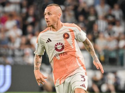 لاعب روما جوزي آنخيل تاسيندي المعروف بـ آنجيلينو - 1 سبتمبر 2024 - X/OfficialASRoma