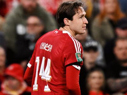 فيديريكو كييزا مهاجم ليفربول خلال مواجهة ساوثهامبتون في كأس رابطة الأندية الإنجليزية - 23 سبتمبر 2025 - X/@LFC