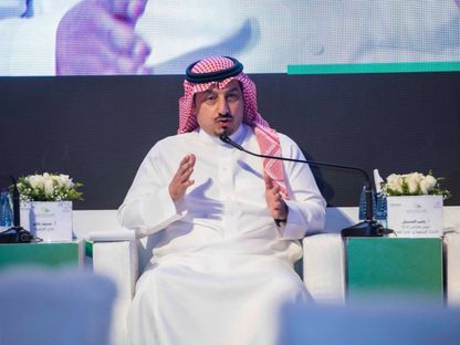 ياسر المسحل رئيس الاتحاد السعودي لكرة القدم في ندوة صحفية - - X/@saudiFF