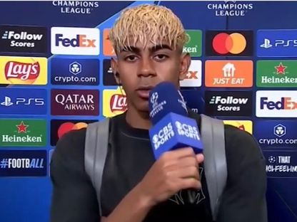 لامين يامال في حديث بعد تألقه مع برشلونة أمام الإنتر - Marca/x