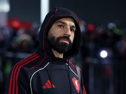 محمد صلاح قبل لقاء ليفربول وسندرلاند بالدوري الإنجليزي - 12 فبراير 2026 - Reuters