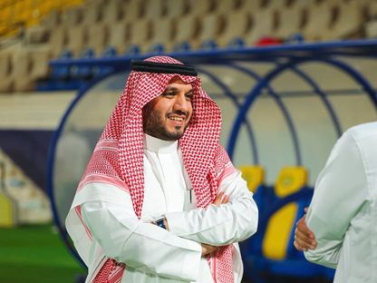 عبد الله الماجد رئيس نادي النصر السعودي - - X/@X99i3