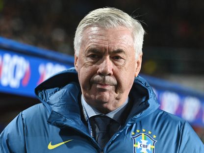 مدرب البرازيل كارلو أنشيلوتي قبل مباراة ضد بوليفيا في تصفيات كأس العالم 2026 - 9 سبتمبر 2025 - REUTERS