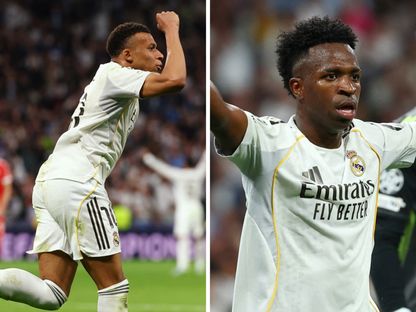 رغم هزيمة ريال مدريد.. مبابي وفينيسيوس يتحديان بايرن ميونيخ
