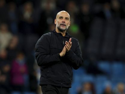 مدرب مانشستر سيتي بيب غوارديولا بعد مباراة ضد بورنموث في الدوري الإنجليزي الممتاز - 2 نوفمبر 2025 - REUTERS