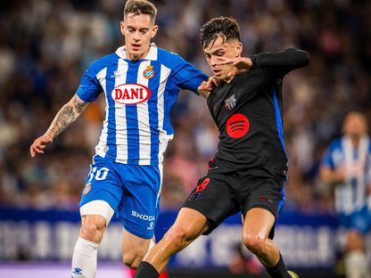 بيدري لاعب برشلونة خلال مباراة إسبانيول في الدوري الإسباني - 15 مايو 2025 - X/@FCBarcelona