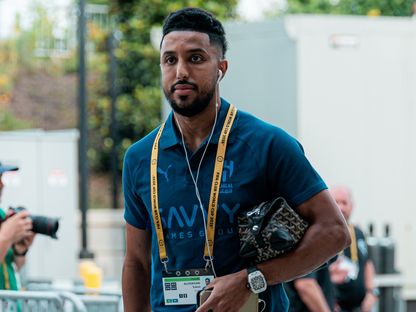 سالم الدوسري قائد الهلال لحظة الوصول لملعب غيوديس بارك في مدينة ناشفيل قبل مواجهة باتشوكا بكأس العالم للأندية - 26 يونيو 2025 - X/@Alhilal_FC