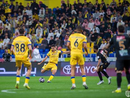 من مباراة التعاون والخليج في الدوري السعودي - 7 فبراير 2026 - X/@AltaawounFC