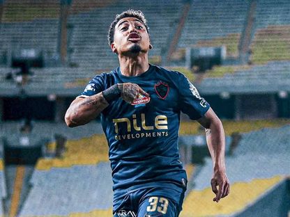 خوان بيزيرا لاعب الزمالك يحتفل بعد هدف أمام المصري البورسعيدي - 5 أبريل 2026 - X/ZSCOfficial