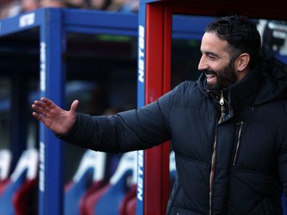 روبن أموريم مدرب مانشستر يونايتد خلال مواجهة كريستال بالاس بالدوري الإنجليزي - 30 نوفمبر 2025 - Reuters