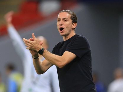 مدرب فلامنغو فيليبي لويز خلال مباراة ضد بيراميدز في نصف نهائي كأس إنتركونتيننتال - 13 ديسمبر 2025 - Reuters