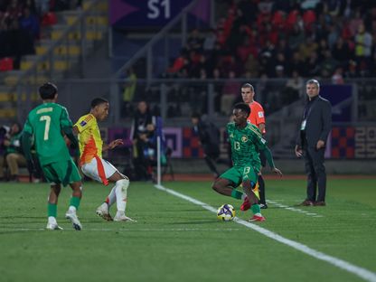 من مباراة السعودية وكولومبيا في كأس العالم تحت 20 عاماً في التشيلي - 30 سبتمبر 2025 - X/@SaudiNT