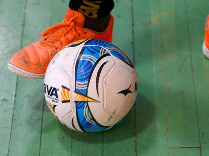 صورة كرة قدم الصالات في نادي سبورت دو ريسيفي البرازيلي - 27 يونيو 2014 - ٌReuters