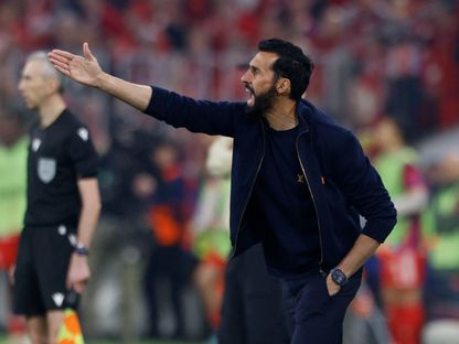 ألفارو أربيلوا مدرب ريال مدريد خلال مباراة بايرن ميونيخ في دوري أبطال أوروبا - 15 أبريل 2026 - Reuters