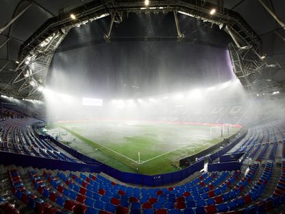 أرضية ملعب ملعب سيوداد دي فالنسيا قبل مواجهة أتلتيك بلباو وليفانتي في الدوري الإسباني - 16 سبتمبر 2026 - Reuters