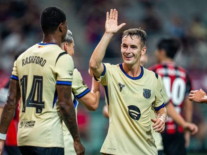 مارك كاسادو من مباراة برشلونة وسيول الودية - 1 أغسطس 2025 - X/FCBarcelona_es