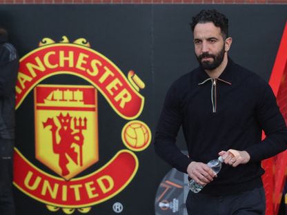روبن أموريم مدرب مانشستر يونايتد خلال مواجهة أتلتيك بلباو في الدوري الأوروبي - 8 مايو 2025 - Reuters
