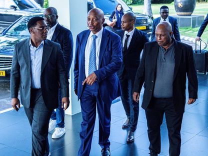 باتريس موتسيبي رئيس الكاف في تنزانيا خلال اجتماع الجمعية العمومية للاتحاد الإفريقي - 13 فبراير 2026 - x@CAF_Online