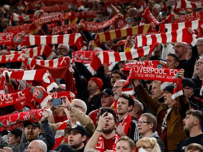 جماهير ليفربول خلال مباراة غلطة سراي في دوري أبطال أوروبا - 18 مارس 2026 - Action Images via Reuters