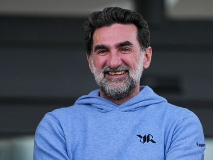 ياسر الرميان محافظ صندوق الاستثمارات السعودي خلال بطولة ميتشغان للغولف - 25 أغسطس 2025 - IMAGN IMAGES via Reuters Connect