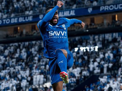 احتفال مالكوم مهاجم الهلال بتسجيل هدف في مرمى الفتح بربع نهائي كأس الملك - 29 نوفمبر 2025 - X/@Alhilal_FC