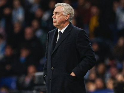 كارلو أنشيلوتي مدرب ريال مدريد في مواجهة إسبانيول برشلونة - 1 فبراير 2025 - X/realmadrid