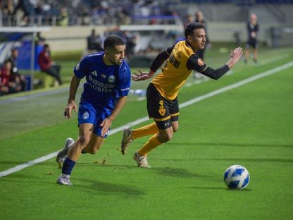 من مباراة النصر الإماراتي والقادسية الكويتي بدوري أبطال الخليج - 4 مارس 2025 - X/@AGCFF