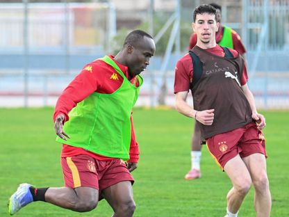 لاعبو الترجي الرياضي التونسي في حصة تدريبية - 13 فبراير 2026 - FB/Espérance Sportive de Tunis