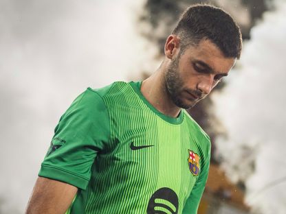 حارس مرمى برشلونة الجديد جوان غارسيا - 5 أغسطس 2025 - X/@FCBarcelona