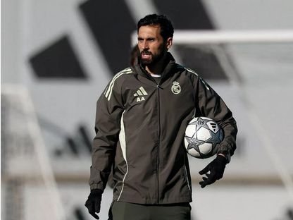 ألفارو أربيلوا خلال تدريب لريال مدريد - 19 يناير 2026 - realmadrid.com