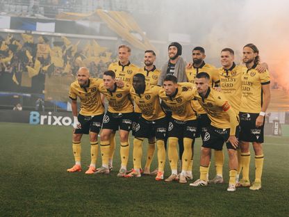 لاعبو ميالبي قبل مواجهة غوتنبرغ وإحراز لقب الدوري السويدي - 20 أكتوبر 2025 - X/@MjallbyAIFs